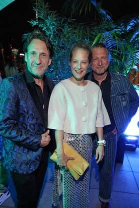 Bertelsmann Party 2026: Falk Willy Wild, Tessa Mittelstaedt, Matthias Komm; Red Carpet at the Bertelsmann Party 2026, Bertelsmann Berlin Office, September 10, 2026 Copyright: xEventpress Kratschx