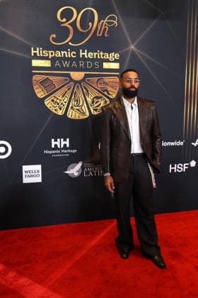 American artist Eladio Carrion poses on the red carpet at the 39th Hispanic Heritage Awards at Orchestra Hall in Minneapolis, United States, 10 September 2026. Hispanic Heritage Awards Red Carpet in Minneapolis !ACHTUNG: NUR REDAKTIONELLE NUTZUNG!  Copyright: xAdamxBettcherx AME6334 20260911-55021365384_1