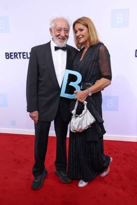 Bertelsmann Party 2026: Dieter Hallerforden, Christiane Zander on the red carpet at the Bertelsmann Party 2026, Bertelsmann Berlin Office, September 10, 2026 Copyright: xEventpress Kratschx