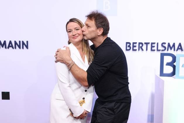 Bertelsmann Party 2026 Hendrik Duryn, Nina Gummich Red carpet at the Bertelsmann Party 2026, Bertelsmann Berlin Office, September 10, 2026 Copyright: xEventpress Kratschx