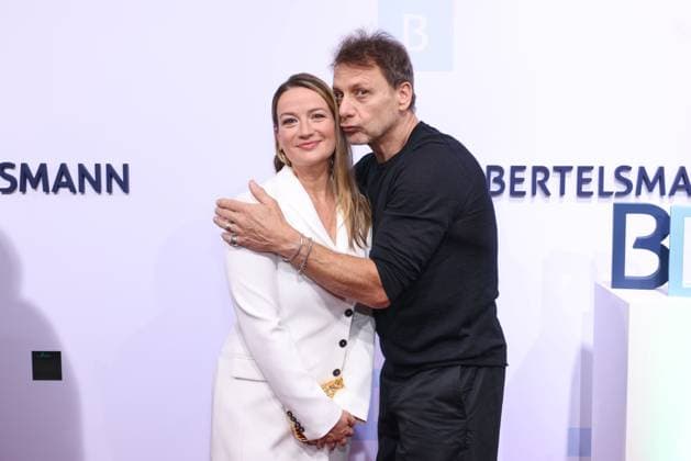 Bertelsmann Party 2026 Hendrik Duryn, Nina Gummich Red carpet at the Bertelsmann Party 2026, Bertelsmann Berlin Office, September 10, 2026 Copyright: xEventpress Kratschx