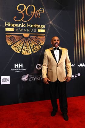 Venezuelan musician Oscar D Leon poses on the red carpet at the 39th Hispanic Heritage Awards at Orchestra Hall in Minneapolis, United States, 10 September 2026. Hispanic Heritage Awards Red Carpet in Minneapolis !ACHTUNG: NUR REDAKTIONELLE NUTZUNG!  Copyright: xAdamxBettcherx AME6342 20260911-55021365388_1
