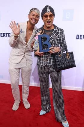 Bertelsmann Party 2026 Marcell Damaschke, Julian F. M. Stoeckel Red carpet at the Bertelsmann Party 2026, Bertelsmann Berlin Office, Berlin, September 10, 2026 Copyright: xEventpress Kratschx