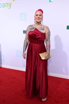 Bertelsmann Party 2026: Jazzy Gabert on the red carpet at the Bertelsmann Party 2026, Bertelsmann Berlin Office, September 10, 2026 Copyright: xEventpress Kratschx