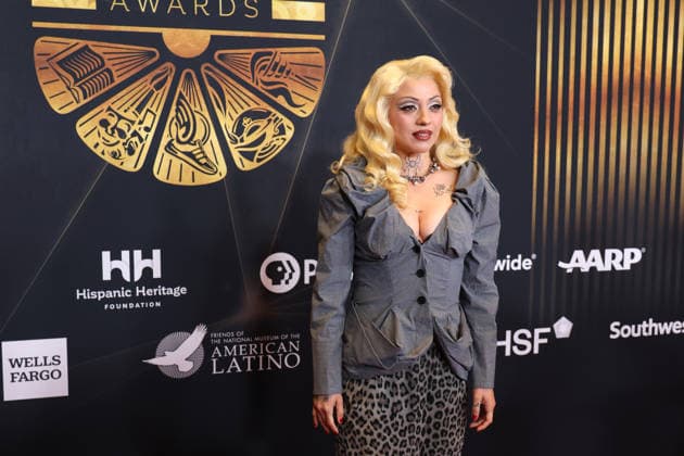 Chilean-Mexican singer-songwriter Mon Laferte poses on the red carpet at the 39th Hispanic Heritage Awards at Orchestra Hall in Minneapolis, United States, 10 September 2026. Hispanic Heritage Awards Red Carpet in Minneapolis !ACHTUNG: NUR REDAKTIONELLE NUTZUNG!  Copyright: xAdamxBettcherx AME6363 20260911-55021365395_1