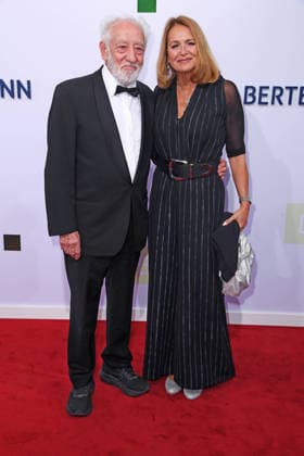 Dieter Hallervorden with his wife, Christiane Zander, at the BERTELSMANN PARTY 2026 at Bertelsmann s Berlin office on September 10, 2026