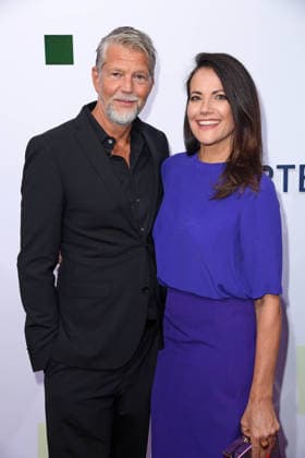 Kai Wiesinger with his girlfriend Bettina Zimmermann at the BERTELSMANN PARTY 2026 at Bertelsmann’s Berlin office on September 10, 2026