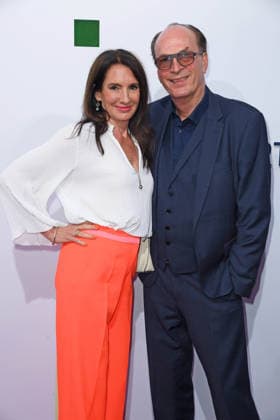 Herbert Knaup with his wife, Christiane Knaup, at the BERTELSMANN PARTY 2026 at Bertelsmann’s Berlin office on September 10, 2026