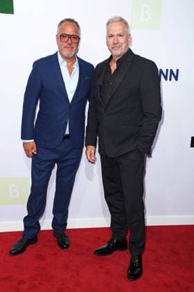 Charles Rettinghaus and Manou Lubowski at the BERTELSMANN PARTY 2026 at Bertelsmann s Berlin office on September 10, 2026