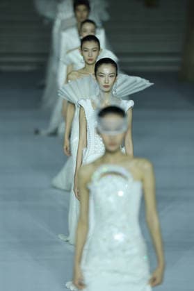 BEIJING, CHINA - SEPTEMBER 10: Models present designs during the closing show of the 2026 China Fashion Week on September 10, 2026 in Beijing, China. The eight-day event featured over 100 fashion releases and dialogues involving more than 220 brands.  Copyright: xChinaxNewsxServicex 111665686577