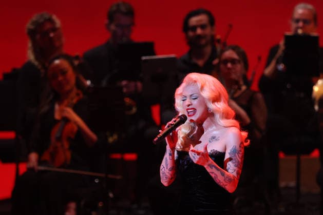 Chilean-Mexican singer-songwriter Mon Laferte performs during the 39th annual Hispanic Heritage Awards at Orchestra Hall in Minneapolis, United States, 10 September 2026. Hispanic Heritage Awards in Minneapolis !ACHTUNG: NUR REDAKTIONELLE NUTZUNG!  Copyright: xAdamxBettcherx AME6448 20260911-55021366103_1
