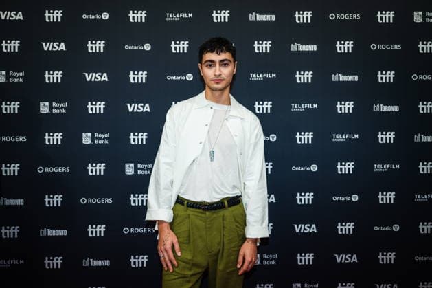 September 10, 2026, Toronto, On, Canada: Kaleb Horn is pictured on the red carpet for Below at the Toronto International Film Festival in Toronto, on Thursday, Sept. 10, 2026. Toronto Canada  - ZUMAc35_ 20260910_zaf_c35_248 Copyright: xLauraxProctorx