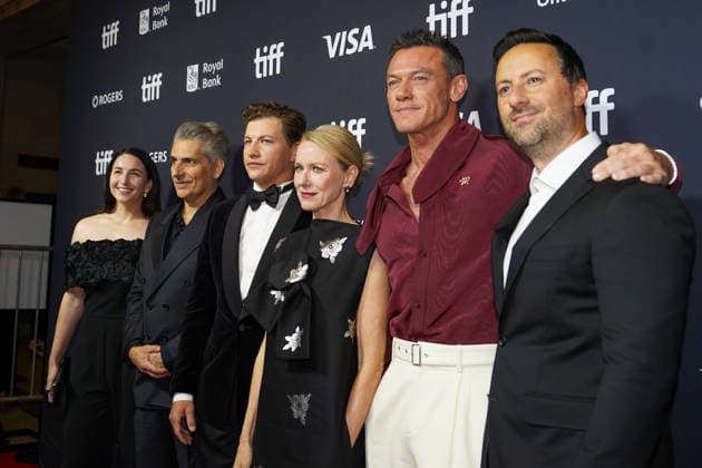 2026 Toronto International Film Festival - ˜The Housewife™ Premiere (L-R) Alyssa Hill, Michael Imperioli, Tye Sheridan, Naomi Watts, Luke Evans, and Ben Shirinianl attend the red carpet for the ˜The Housewife™ premiere during the 2026 Toronto International Film Festival (TIFF) at Royal Alexandra Theatre. on September 10, 2026 in Toronto, Canada. (Photo by Leonardo Ramirez Eyepix Group) Copyright: xLeonardoxRamirez xEyepixxGroupx LR10092026-01729
