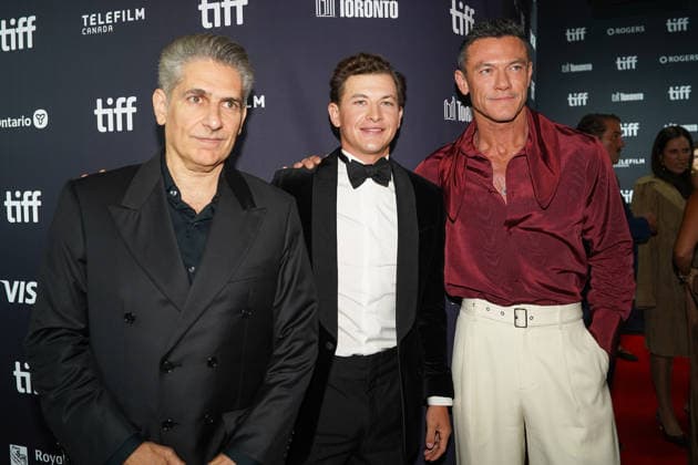 2026 Toronto International Film Festival - ˜The Housewife™ Premiere (L-R) Michael Imperioli, Tye Sheridan, and Luke Evans attend the red carpet for the ˜The Housewife™ premiere during the 2026 Toronto International Film Festival (TIFF) at Royal Alexandra Theatre. on September 10, 2026 in Toronto, Canada. (Photo by Leonardo Ramirez Eyepix Group) Copyright: xLeonardoxRamirez xEyepixxGroupx LR10092026-01794
