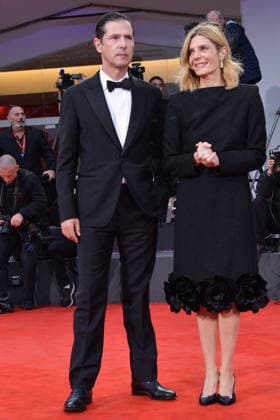 83rd Venice Film Festival 83rd Venice Mostra Venice International Film Festival UN PEU AVANT MINUID Premiere Melvil Poupaud, Chiara Mastroianni awaits the screening of *Un Peu Avant Minuit* Photos by Thomas Bohlen Starface 459571 2026 09 10 Venice, Italy  Copyright: xThomasxBohlenx STAR_459571_025