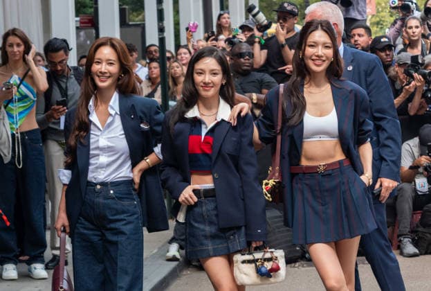New York, NY, Sept. 10: Girls Generation at the Tommy Hilfiger Spring Summer 2027 Show during New York Fashion Week in New York City on September 10, 2026. Credit: Camara Porter, AdMedia 459576, 2026 09 10  Copyright: xAdMediax STAR_459576_014