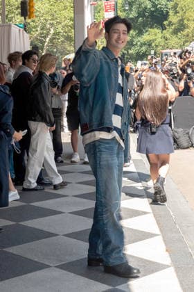 New York, NY, Sept. 10: Kevin Woo at the Tommy Hilfiger Spring Summer 2027 show during New York Fashion Week in NYC on September 10, 2026. Credit: Camara Porter, AdMedia 459576, 2026 09 10  Copyright: xAdMediax STAR_459576_017