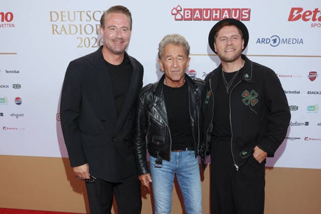 2026 German Radio Awards: Sasha, Peter Maffay, Johannes Oerding, 2026 Radio Awards, Stage Theater an der Elbe, Hamburg, September 10, 2026 Copyright: xEventpressxBecherx