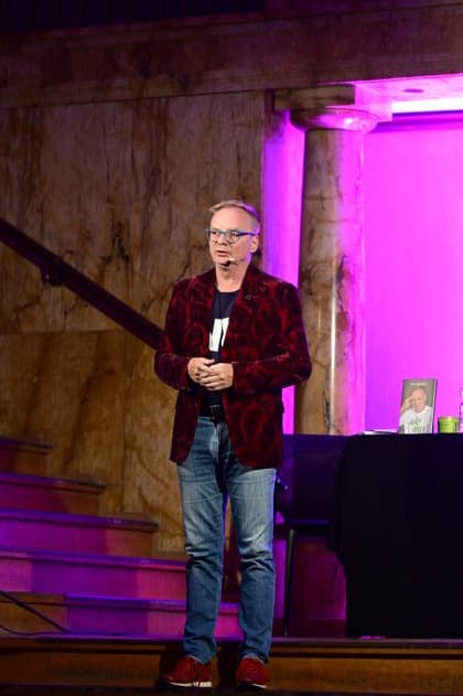 Uwe Steimle with his show *Nu Keen Getue, keen Gemache* at the historic Art Nouveau department store in Görlitz, September 10, 2026 Copyright: xMatthiasxWehnertx