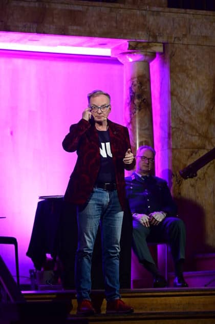 Uwe Steimle with his show *Nu Keen Getue, keen Gemache* at the historic Art Nouveau department store in Görlitz, September 10, 2026 Copyright: xMatthiasxWehnertx