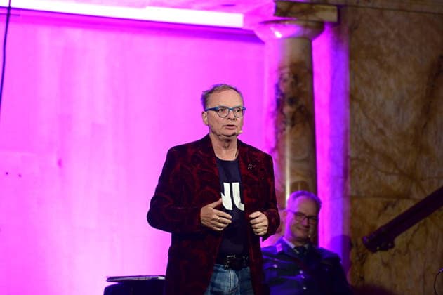 Uwe Steimle with his show *Nu Keen Getue, keen Gemache* at the historic Art Nouveau department store in Görlitz, September 10, 2026 Copyright: xMatthiasxWehnertx