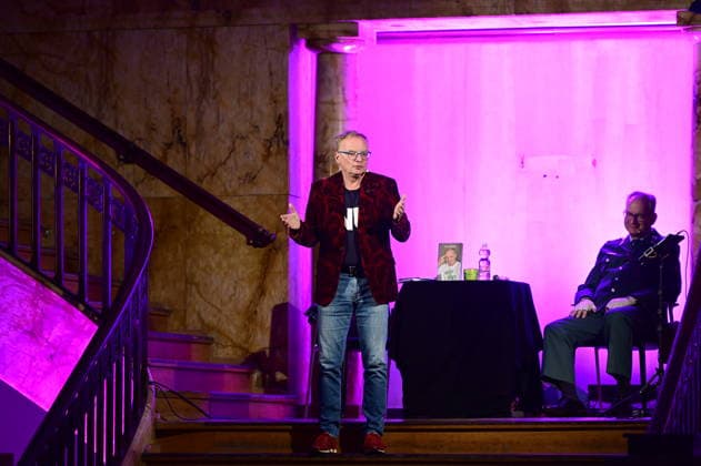 Uwe Steimle performing his show *Nu Keen Getue, keen Gemache* at the historic Art Nouveau department store in Görlitz, September 10, 2026 Copyright: xMatthiasxWehnertx