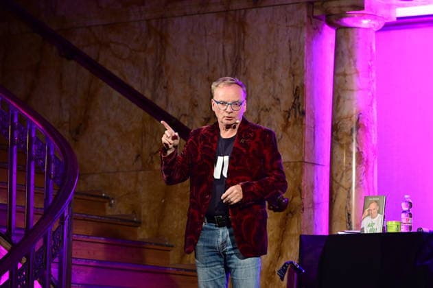 Uwe Steimle with his show *Nu Keen Getue, keen Gemache* at the historic Art Nouveau department store in Görlitz, September 10, 2026 Copyright: xMatthiasxWehnertx