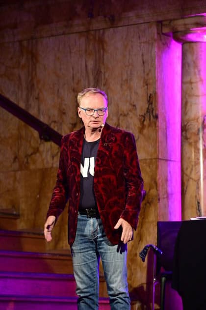 Uwe Steimle with his show *Nu Keen Getue, keen Gemache* at the historic Art Nouveau department store in Görlitz, September 10, 2026 Copyright: xMatthiasxWehnertx