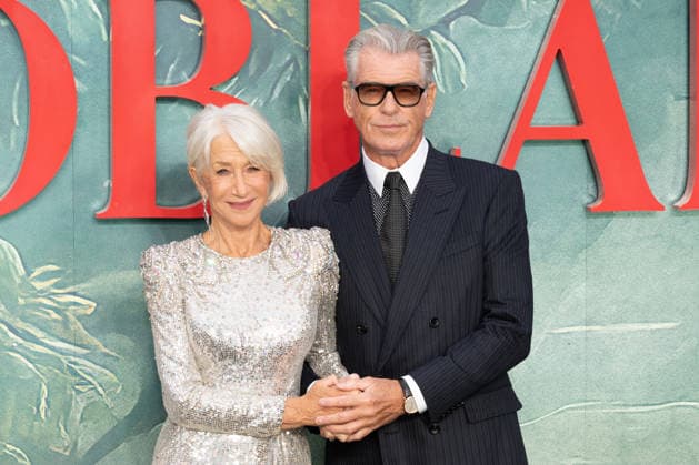Dame Helen Mirren and Pierce Brosnan attends MobLand Season Two - World Premiere at the Odeon Luxe Leicester Square in London, England. UK. Thursday 10th September 2026. Copyright: xJamesxWarrenx MOBLAND - SEASON TWO - WORLD PREIERE 14