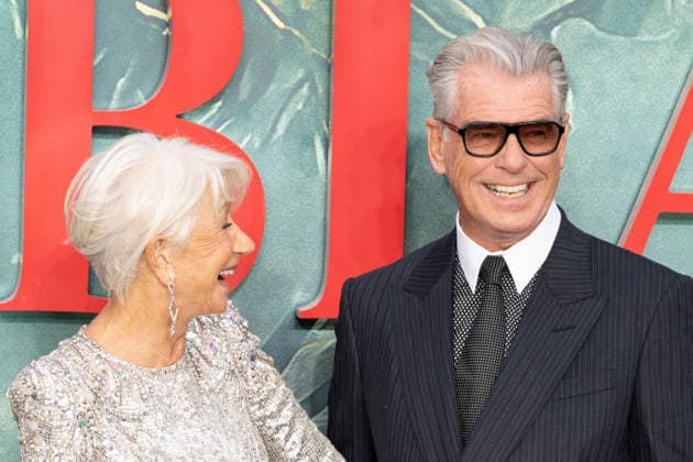 Dame Helen Mirren and Pierce Brosnan attends MobLand Season Two - World Premiere at the Odeon Luxe Leicester Square in London, England. UK. Thursday 10th September 2026. Copyright: xJamesxWarrenx MOBLAND - SEASON TWO - WORLD PREIERE 17