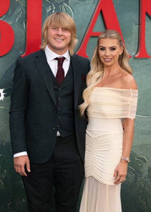 Paddy Pimblett and Laura Gregory attends MobLand Season Two - World Premiere at the Odeon Luxe Leicester Square in London, England. UK. Thursday 10th September 2026. Copyright: xJamesxWarrenx MOBLAND - SEASON TWO - WORLD PREIERE 54
