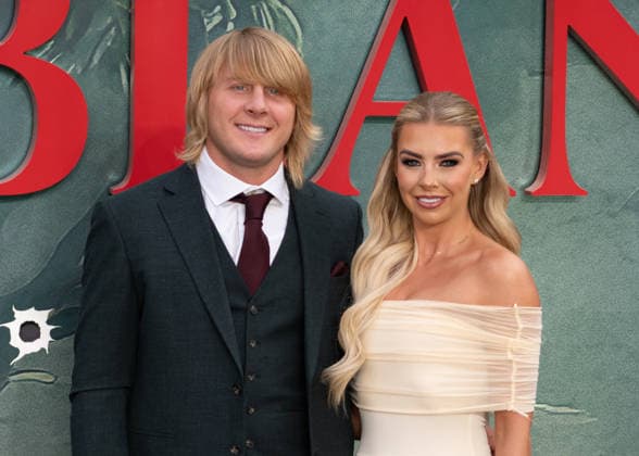 Paddy Pimblett and Laura Gregory attends MobLand Season Two - World Premiere at the Odeon Luxe Leicester Square in London, England. UK. Thursday 10th September 2026. Copyright: xJamesxWarrenx MOBLAND - SEASON TWO - WORLD PREIERE 55