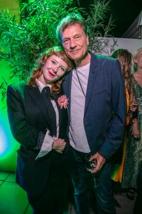 ABB BERTELSMANN: Sarah Bauerett and Roland Suso Richter as guests at the Bertelsmann Party 2026 at the Bertelsmann Repraesentanz on September 10, 2026, in Berlin, Germany
