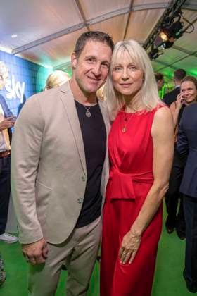 ABB BERTELSMANN: Matthias Steiner and Inge Steiner were guests at the Bertelsmann Party 2026 at the Bertelsmann Repraesentanz on September 10, 2026, in Berlin, Germany