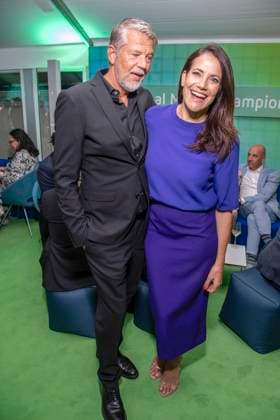 ABB BERTELSMANN: Kai Wiesinger and Bettina Zimmermann as guests at the Bertelsmann Party 2026 at the Bertelsmann Repraesentanz on September 10, 2026, in Berlin, Germany