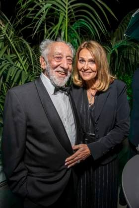 ABB BERTELSMANN Dieter Hallervorden and his wife Christiane Zander attended the Bertelsmann Party 2026 at the Bertelsmann Repraesentanz on September 10, 2026, in Berlin, Germany