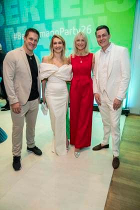 ABB BERTELSMANN Matthias Steiner and Inge Steiner, accompanied by guests, attended the Bertelsmann Party 2026 at the Bertelsmann Repraesentanz on September 10, 2026, in Berlin, Germany