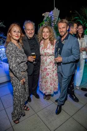 ABB BERTELSMANN: Birgitt Wolff, Harold Faltermeyer, Patricia Lueger, and Thure Riefenstein were guests at the Bertelsmann Party 2026 at the Bertelsmann Repraesentanz on September 10, 2026, in Berlin, Germany