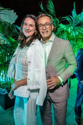 ABB BERTELSMANN: Nadine Sosniok and Jan Sosniok as guests at the Bertelsmann Party 2026 at the Bertelsmann Repraesentanz on September 10, 2026, in Berlin, Germany