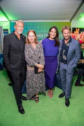 ABB BERTELSMANN s Kai Wiesinger, Birgitt Wolff, Bettina Zimmermann, and Thure Riefenstein were guests at the Bertelsmann Party 2026 at the Bertelsmann Repraesentanz on September 10, 2026, in Berlin, Germany