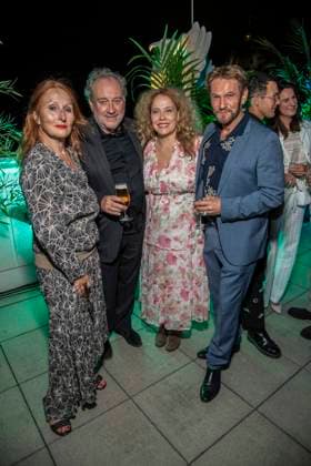 ABB BERTELSMANN: Birgitt Wolff, Harold Faltermeyer, Patricia Lueger, and Thure Riefenstein were guests at the Bertelsmann Party 2026 at the Bertelsmann Repraesentanz on September 10, 2026, in Berlin, Germany