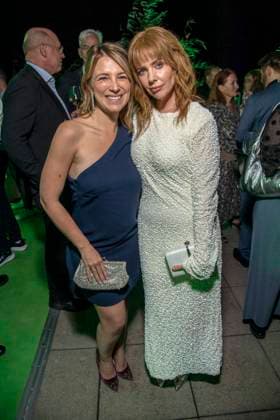 ABB BERTELSMANN s Iris Mareike Steen and Olivia Marei were guests at the Bertelsmann Party 2026 at the Bertelsmann Repraesentanz on September 10, 2026, in Berlin, Germany