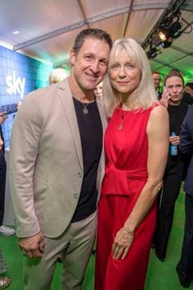 ABB BERTELSMANN: Matthias Steiner and Inge Steiner as guests at the Bertelsmann Party 2026 at the Bertelsmann Repraesentanz on September 10, 2026, in Berlin, Germany