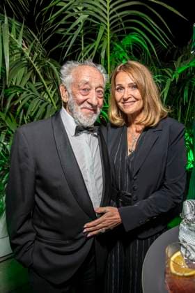 ABB BERTELSMANN: Dieter Hallervorden and his wife, Christiane Zander, attended the Bertelsmann Party 2026 at the Bertelsmann Repraesentanz on September 10, 2026, in Berlin, Germany