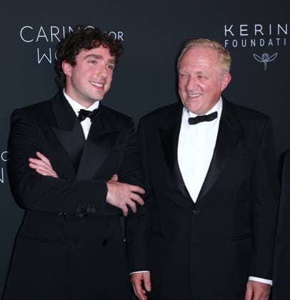 5th Annual Kering Caring For Women - NYC François-Henri Pinault with guest attends the 5th Annual Kering Caring For Women at The Pool restaurant in New York, NY on September 10, 2026. Photo by Charles Guerin ABACAPRESS.COM New York City NY United States  Copyright: xGuerinxCharles ABACAx