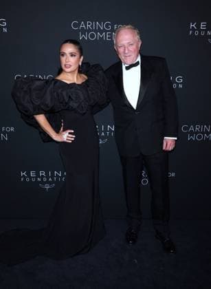 5th Annual Kering Caring For Women - NYC Salma Hayek and François-Henri Pinault attend the 5th Annual Kering Caring For Women at The Pool restaurant in New York, NY on September 10, 2026. Photo by Charles Guerin ABACAPRESS.COM New York City NY United States  Copyright: xGuerinxCharles ABACAx