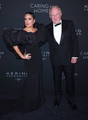 5th Annual Kering Caring For Women - NYC Salma Hayek and François-Henri Pinault attend the 5th Annual Kering Caring For Women at The Pool restaurant in New York, NY on September 10, 2026. Photo by Charles Guerin ABACAPRESS.COM New York City NY United States  Copyright: xGuerinxCharles ABACAx
