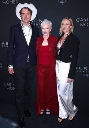 5th Annual Kering Caring For Women - NYC Kimbal Musk, Maye Musk and Christiana Musk attend the 5th Annual Kering Caring For Women at The Pool restaurant in New York, NY on September 10, 2026. Photo by Charles Guerin ABACAPRESS.COM New York City NY United States  Copyright: xGuerinxCharles ABACAx