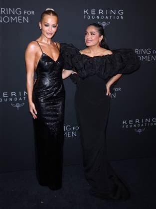 5th Annual Kering Caring For Women - NYC Rita Ora and Salma Hayek attend the 5th Annual Kering Caring For Women at The Pool restaurant in New York, NY on September 10, 2026. Photo by Charles Guerin ABACAPRESS.COM New York City NY United States  Copyright: xGuerinxCharles ABACAx