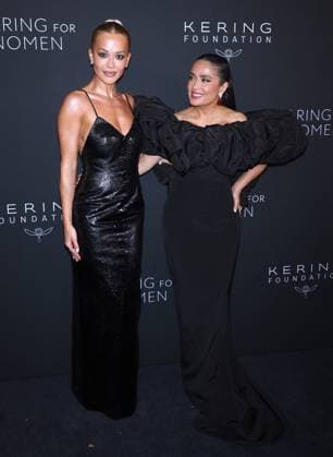 5th Annual Kering Caring For Women - NYC Rita Ora and Salma Hayek attend the 5th Annual Kering Caring For Women at The Pool restaurant in New York, NY on September 10, 2026. Photo by Charles Guerin ABACAPRESS.COM New York City NY United States  Copyright: xGuerinxCharles ABACAx